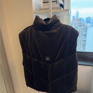 Alo Brown Puffer Vest